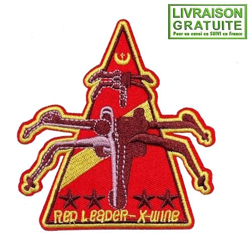 Patch Écusson Star Wars Red Leader X-Wing Chasseur Stellaire - Thermocollant