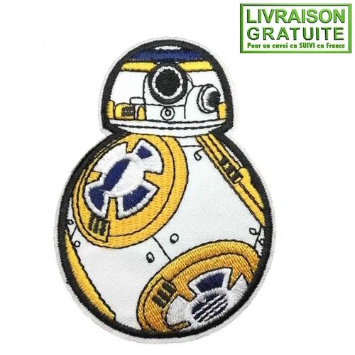 Patch Écusson Star Wars Droïde Bb-8 Bb8 (Réf 2) - Thermocollant