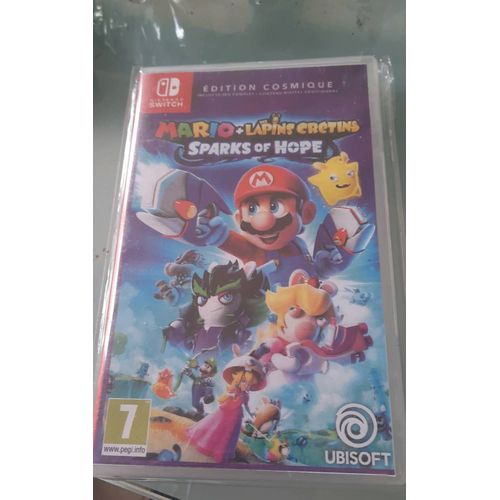 Jeux Nintendo Switch Édition Cosmétique Mario + Thé Lapins Cretins Sparks Of Hope