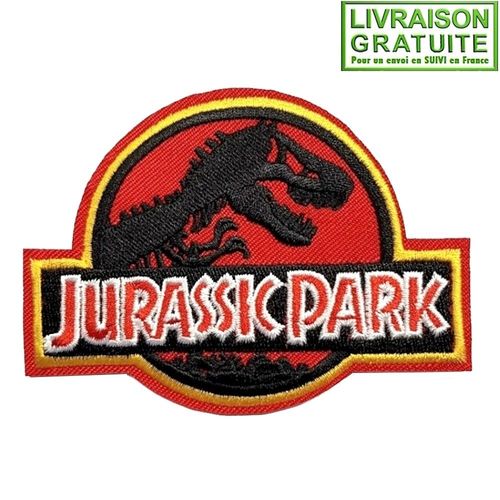 Patch Écusson Jurassic Park Dinosaures (Réf 1) - Thermocollant