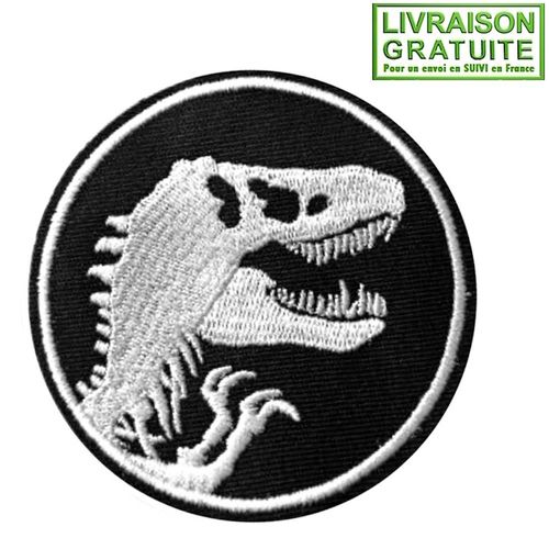 Patch Écusson Jurassic Park Dinosaures (Réf 2) - Thermocollant