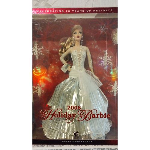 Poupée Barbie De Noël Année 2008 Collection