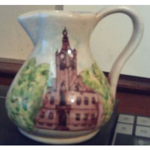 Broc / Vase - En Porcelaine - Décor " Merville "
