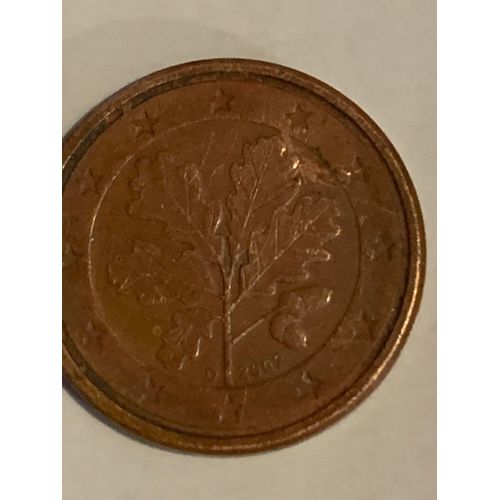 Pièce De 1 Centime Allemagne D 2002