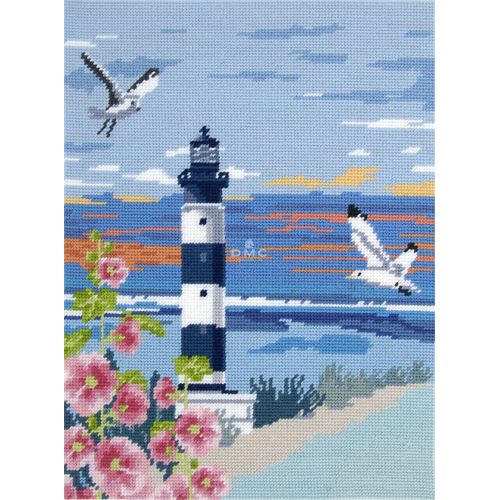 Canevas Penelope Imprimé Phare 40 X 50 Cm