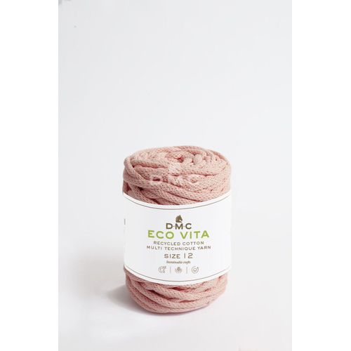 Fil Coton Recyclé Eco Vita 12mm 250g Col. 041 Rose