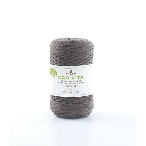 Fil Coton Recyclé Eco Vita 4mm 250g Col. 112 Marron