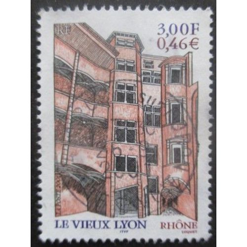 France N°3390 Vieux Lyon Oblitéré