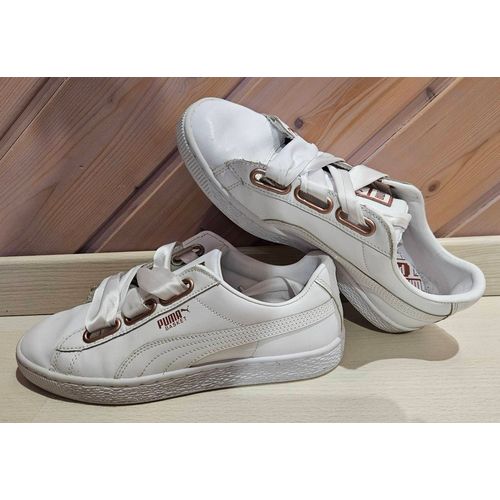 Basket Puma Blanche Heart Leather 38