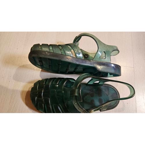 Méduse Ou Sandale Plastique 27 Bleu Vert
