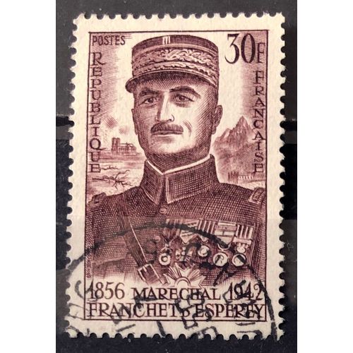 Maréchal Franchet D'esperey 30f (Très Joli N° 1064) Obl - France Année 1956 - N11332