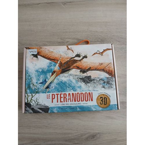 Livre Plus Maquette 3d Le Pteranodon L'Ere Des Dinosaures Édité Par Sassi