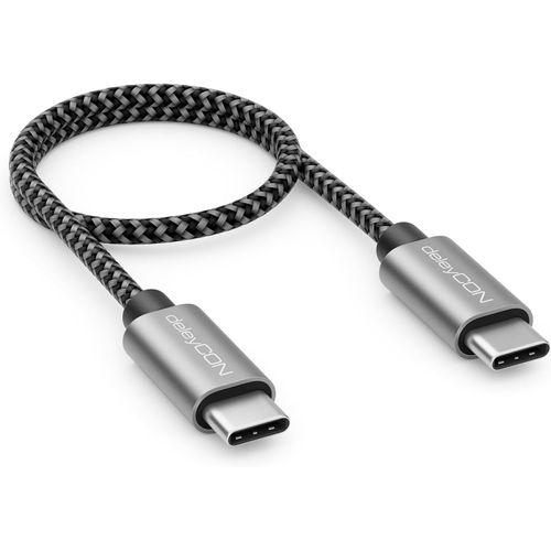 SHIBA-0,30m Câble USB C PD3.0 (60W Charge Rapide) Câble de Charge Court de 30cm - C vers C - pour iPhone 16 15 Pro Max Samsung Gal[5