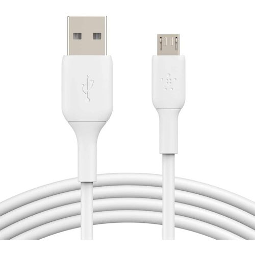 SHIBA-Câble Micro-USB pour Enceintes Portables, Batteries Externes, Liseuses, etc (1 m, Blanc)[200]