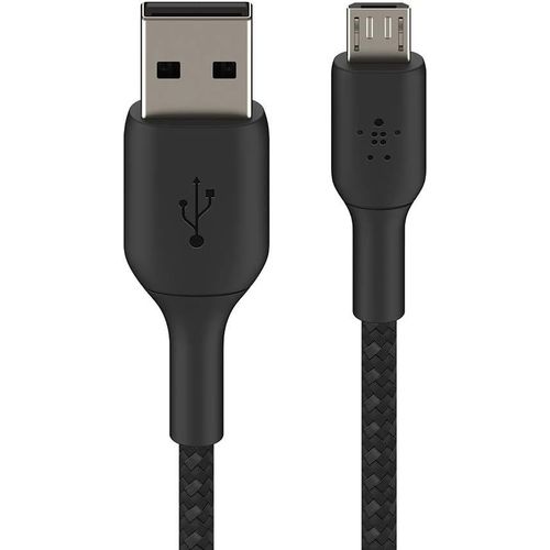 SHIBA-Câble Micro-USB pour Enceintes Portables, Batteries Externes, Liseuses, etc. (Câble USB-A vers Micro-USB avec Gaine Tressée,[2