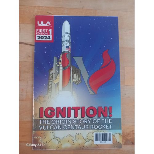 Ula Vulcan Centaur Rocket Comic Book 2024, 1st Edition En Anglais