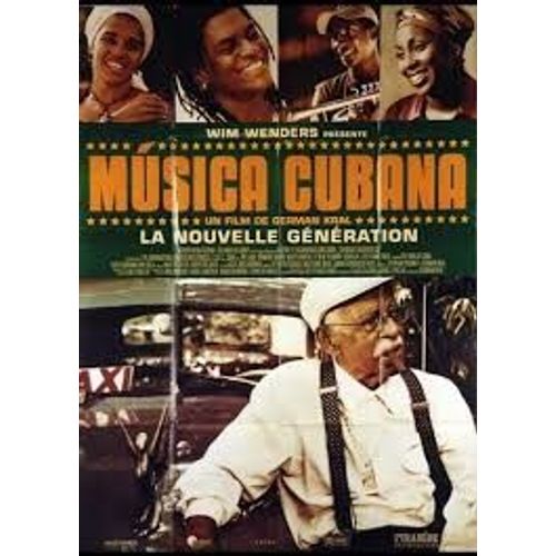 Musica Cubana De German Kral Avec Telmary Díaz, Roberto Carcassés... - Affiche Originale De Film Format 120 X 160 Cm