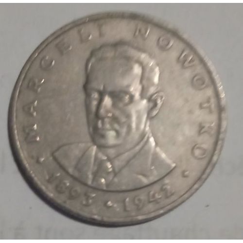 Pièce De Monnaie - 20 Zlotys - " Marcelli Nowotko " - 1976 - Pologne