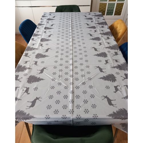 Nappe De Noël Grise