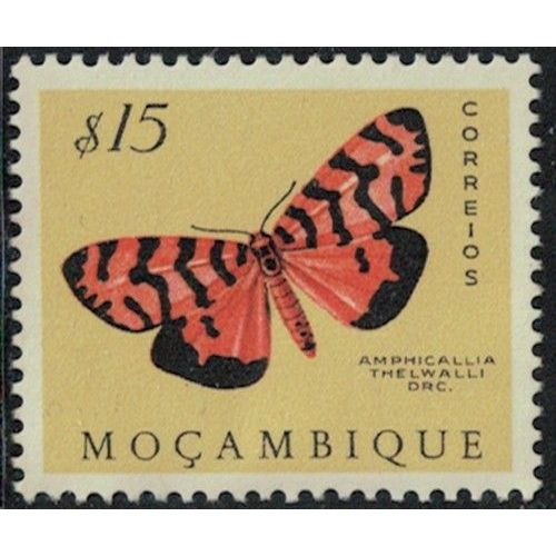 Mozambique 1953 Oblitéré Papillon Amphicallia Thelwalli Butterfly Y&T Mz 420 Rp386