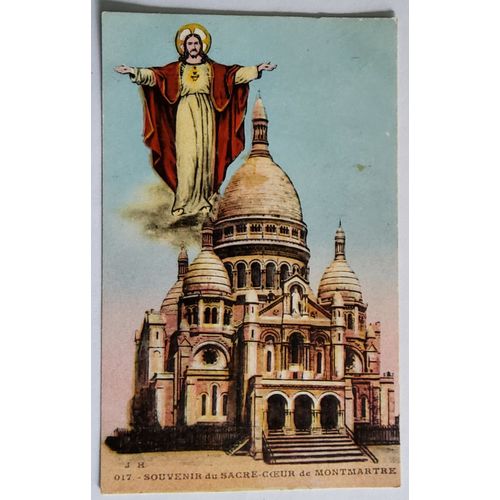 Carte Postale Ancienne, France, Paris 75, Souvenir Du Sacré Coeur De Montmartre