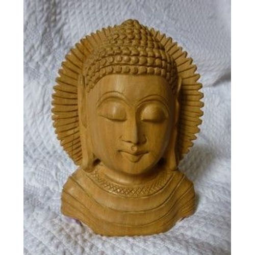 Sculpture en bois Bouddha 13cm
