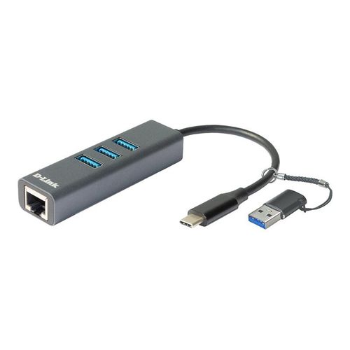 D-Link DUB-2332 - Adaptateur réseau - USB-C / Thunderbolt 3 - Gigabit Ethernet x 1
