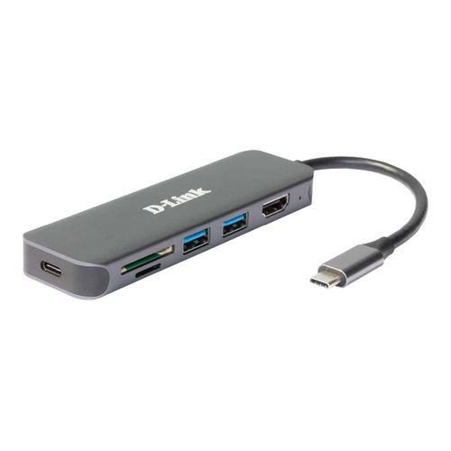 D-Link DUB-2327 - Station d'accueil - USB-C / Thunderbolt 3 - HDMI