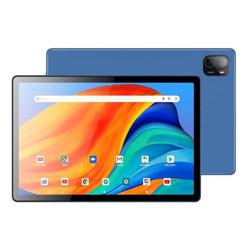 Tablette Tactile 10 Pouces 4G LTE Android 11 8GB+128GB Octa Core Avec Étui Cuir Bleu YONIS