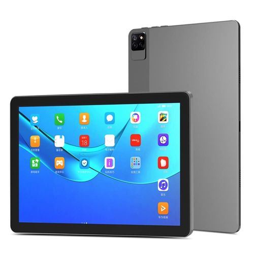 Tablette Tactile 10 Pouces Android 11 8GB+128GB 4G LTE Avec Étui Cuir Gris YONIS