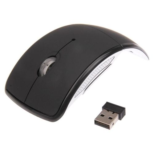 Souris Sans Fil Ergonomique 2.4GHz 1600dpi Pour PC Et Notebook Noir YONIS