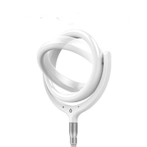 Ring Light 12 Pouces LED 96 Lampes 3300-6000K USB Pour Beauté et Bureau Blanc YONIS