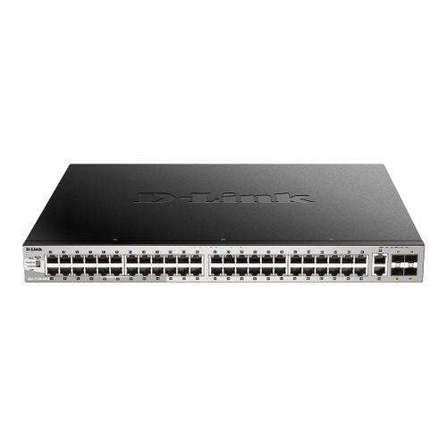 D-Link DGS 3130-54PS - Commutateur - L3 Lite - Géré - 48 x 10/100/1000 (PoE) + 2 x 10 Gigabit Ethernet + 4 x 10 Gigabit SFP+ (370 W)