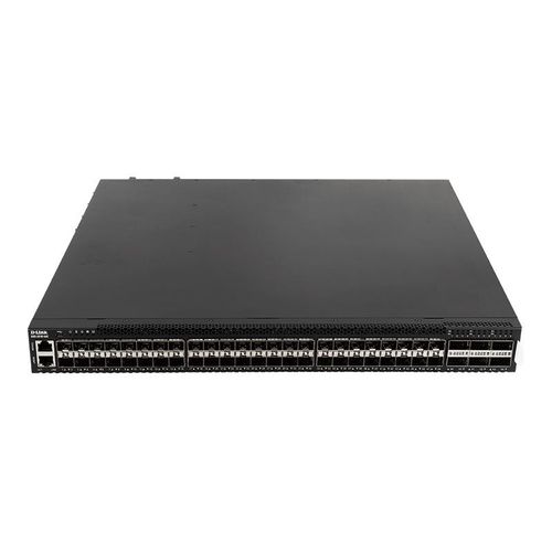D-Link DXS 3610-54S - Commutateur - C3 - Géré - 48 x 10 Gigabit SFP+ + 6 x 40 Gigabit QSFP+ / 100 Gigabit QSFP28 - flux d'air de l'avant vers l'arrière - Montable sur rack