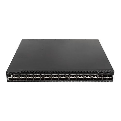 D-Link DXS 3610-54S - Commutateur - C3 - Géré - 48 x 10 Gigabit SFP+ + 6 x 40 Gigabit QSFP+ / 100 Gigabit QSFP28 - flux d'air de l'avant vers l'arrière - Montable sur rack