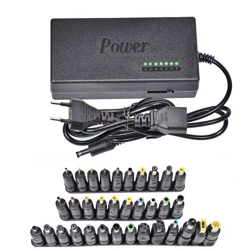 Adaptateur secteur universel pour ordinateur portable,chargeur portable réglable,alimentation réglable,96W,12V à - 96W 34DC EU