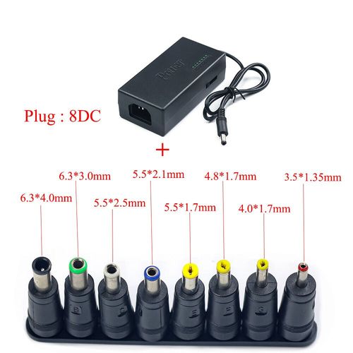 Adaptateur secteur universel portable pour ordinateur portable,chargeur pour Dell,Toshiba,Hp,Bali,Acer,Sony,Lenovo- 8DC-A305564