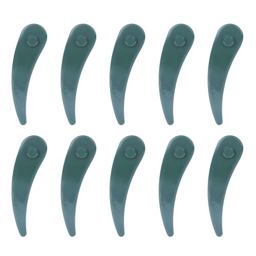 Lame de tondeuse à gazon en plastique, accessoire de jardinage polyvalent pour Bosch ART 23-18 Li / 26-18Li 10 pièces
