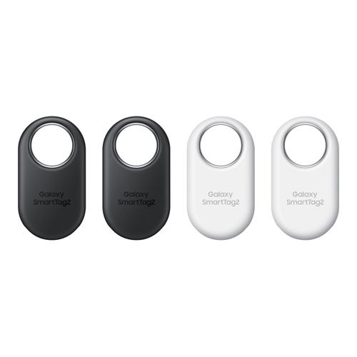 Samsung Galaxy Smarttag2 (Pack De 4) Noir, Blanc - Tracker Bluetooth Localisateur D'objet Balise Anti-Perte Pour Téléphone Portable