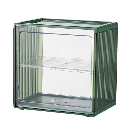 Étagère De Rangement De Tasse Tasses À Café De Bureau Tasses À Thé Tasses En Verre Porte-Tasse D'eau Boîte De Rangement En Acrylique Transparent Vintage Vert,Porte Plate