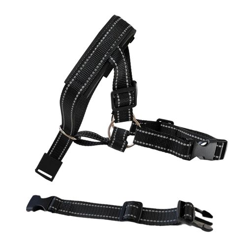 Animaux De Compagnie Chiens Muselières Tractions Sangle Durable Résistant Aux Morsures Chien Couvre-Bouche Pour L'extérieur Noir,Xl