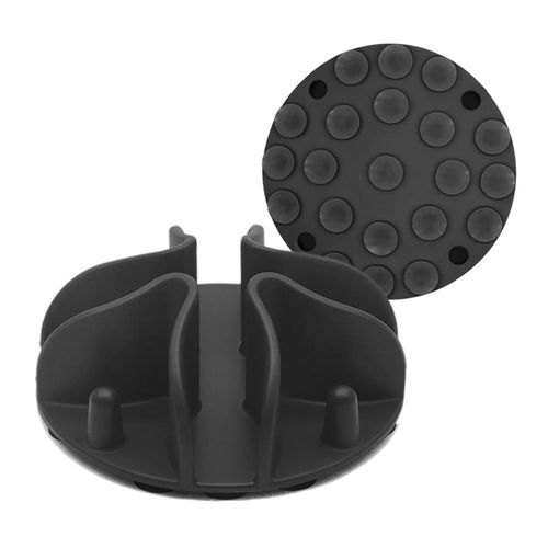 Coussin De Léchage Pour Animaux De Compagnie Avec Ventouse Silicone Sans Bpa Empêcher La Suffocation Coussin Pour Petit Moyen Grand Chien Noir