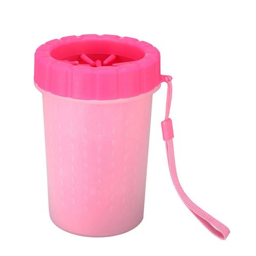 Rondelle De Pied De Chien Portable Tasse Nettoyage Facile Brosse À Récurer De Patte Pour Petits Chiens De Taille Moyenne Et Grande Plat Rouge,Petite Taille