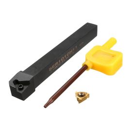 SER1010H11 Porte-outil de tournage à filetage durable avec clé à insert 11ER A60