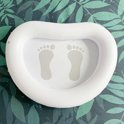 Plateau de bain de pieds gonflable Lavabo de bain de pieds portable Accessoires de spa