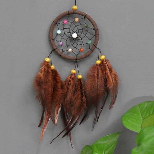 Ornements Suspendus De Style Indien Dream Catcher Pour La Décoration Murale Cadeau D'anniversaire Café