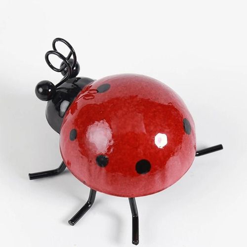4pcs Coccinelle Coccinelle Tenture Murale Décoration Maison Pendentif Décoration Adapté Pour Jardin De Cour