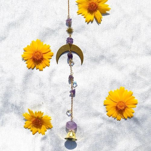 Fenêtre Belle Suspension Ornement Cristal Prisme Suncatcher Pendentif En Cristal Pour Jardin Intérieur A