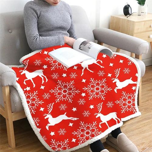 Noël Couvertures Épaisses Portable Chaud Cardigan Cape Tv Couverture Jeter Wrap Couverture Hiver Approvisionnement A