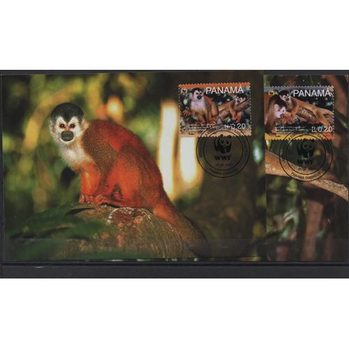 Panama Cartes Animaux : Les Singes 2007